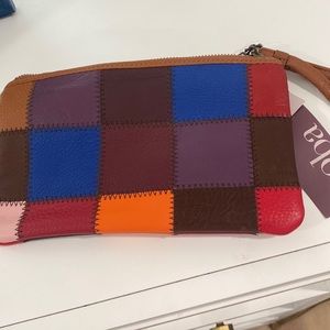 Kooba Multicolor Patchwork Clutch
